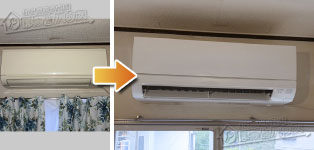 三菱電機 エアコン施工事例MSZ-GV280-W→MSZ-GV2824-W