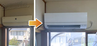 三菱電機 エアコン施工事例不明→MSZ-GV2224-W