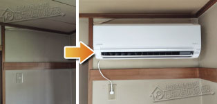 日立 エアコン施工事例不明→RAS-AJ22R
