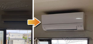 三菱電機 エアコン施工事例不明→MSZ-GV2824-W